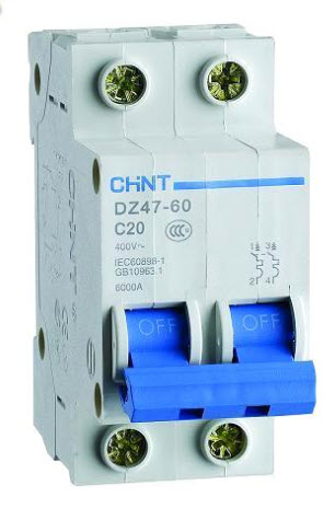 Miniature Circuit Breaker 2P(220V), Rated Current 10A