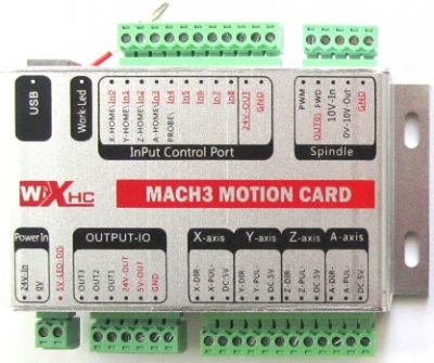 CNC Mach3 Card Controller USB New White Box，3-axis