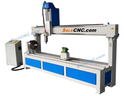 CNC Router Milling XJ1325-RX300, Rotary 300, Over Swing 600mm, Y