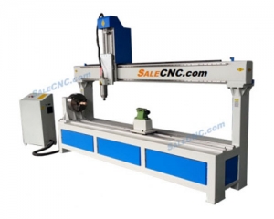 CNC Router Milling รุ่น XJ 1325-RX300, Rotary 300, Over Swiing 600mm