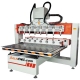 CNC Router 8 Heads With Rotary Axis 2013